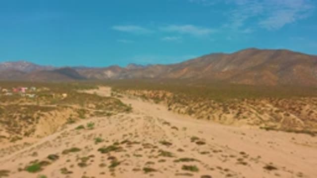 EL SARGENTO LA VENTANA MEXICO-2020: Birds-Eye View Of Arid Desert Landscape With