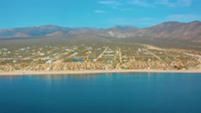 EL SARGENTO LA VENTANA MEXICO-2020: Panorama Of A Shoreline Settlement In A