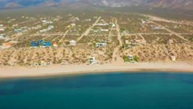 EL SARGENTO LA VENTANA MEXICO-2020: Aerial Footage Of Beautiful Beach Houses In