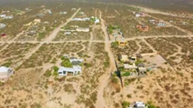 EL SARGENTO LA VENTANA MEXICO-2020: Top View Of The City By Remote Camera
