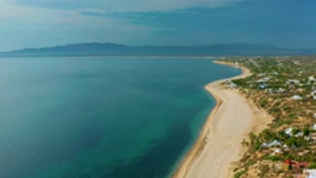 EL SARGENTO LA VENTANA MEXICO-2020: The Pleasant View Of The Beach City With Mountains And Sky