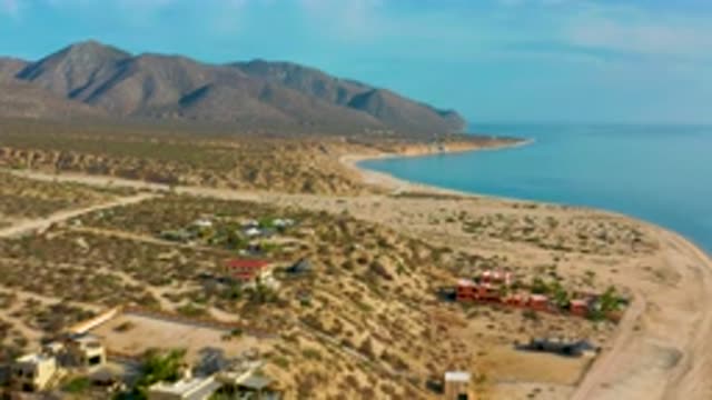 EL SARGENTO LA VENTANA MEXICO-2020: An Island Showing Some Clusters Of Houses