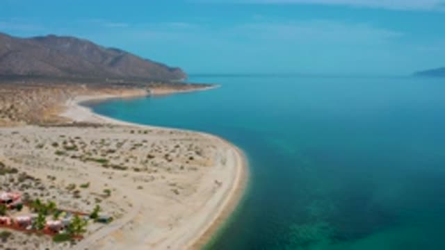 EL SARGENTO LA VENTANA MEXICO-2020: Aerial View Of Calm Ocean Waters On The