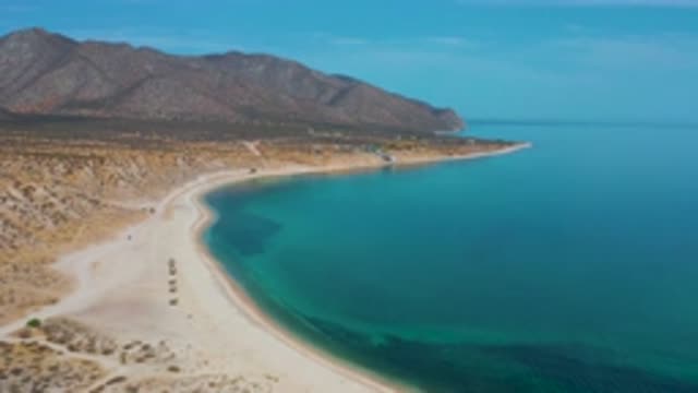 EL SARGENTO LA VENTANA MEXICO-2020: Top View Of The Beach And Desert