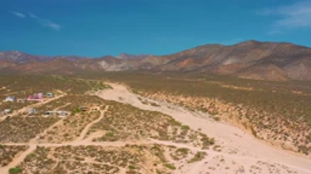 EL SARGENTO LA VENTANA MEXICO-2020: Small Town Near Dry River Bed In A Desert