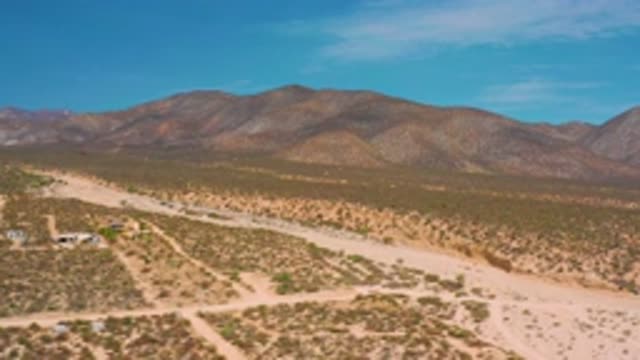 EL SARGENTO LA VENTANA MEXICO-2020: An Aerial View Of A Desert Land With A