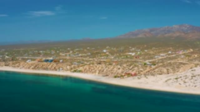 EL SARGENTO LA VENTANA MEXICO-2020: Beach Town Against Calm Crystal Clear Seas