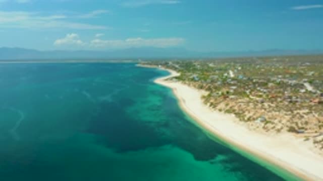 EL SARGENTO LA VENTANA MEXICO-2020: Picturesque Drone Footage Of Beach With Its Turquoise Waters And Reef