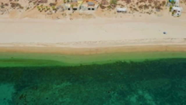 EL SARGENTO LA VENTANA MEXICO-2020: Tan Brown Shoreline With Dark And Light