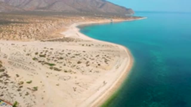 EL SARGENTO LA VENTANA MEXICO-2020: Turquoise Green Sea And Golden Sand