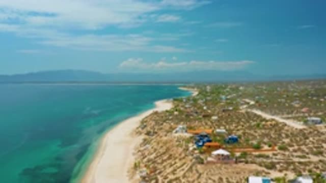 EL SARGENTO LA VENTANA MEXICO-2020: The Long View Of The Blue Sky And Mountain