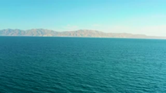 EL SARGENTO LA VENTANA MEXICO-2020: Clear Blue Water Meeting A Mountain Range In