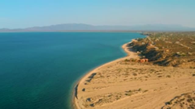 EL SARGENTO LA VENTANA MEXICO-2020: Outline Of Miles Of Sandy Shoreline Along