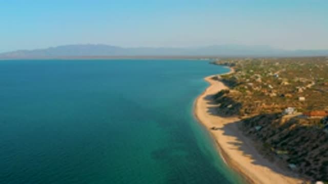 EL SARGENTO LA VENTANA MEXICO-2020: Birds Eye View Of Quiet Beach And Beautiful