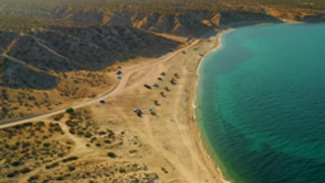 EL SARGENTO LA VENTANA MEXICO-2020: The Green Water Bede The Beach Is So Calm