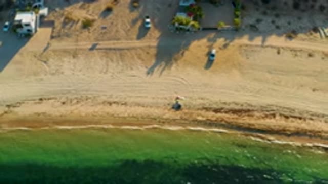 EL SARGENTO LA VENTANA MEXICO-2020: Sand Beach With Buildings Near On Contact