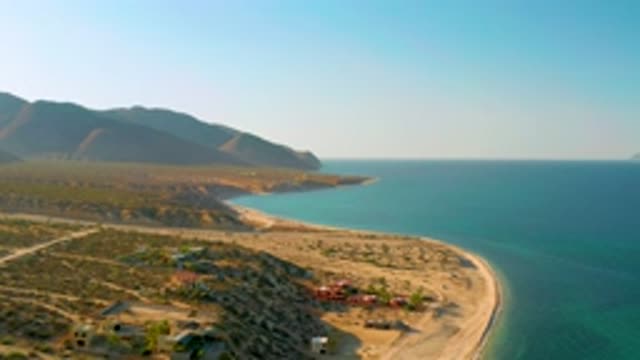 EL SARGENTO LA VENTANA MEXICO-2020: The Pleasant View Of The Blue Sea And Green Mountains