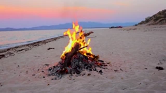EL SARGENTO LA VENTANA MEXICO-2020: Relaxing Warm Bonfire Along The Cool Summer