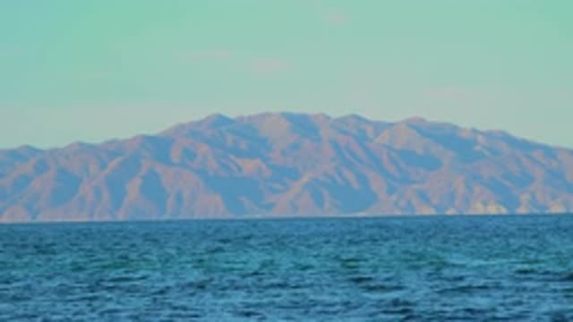 EL SARGENTO LA VENTANA MEXICO-2020: Mountainous Background With Choppy Blue Seas