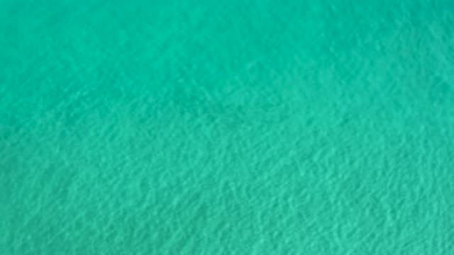 LOS CABOS MEXICO-2020: Camera Stays Still Over Barely Rippling Blue Tropical Waters