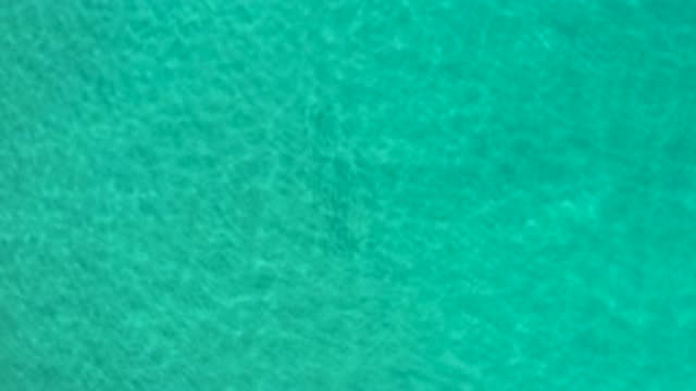 LOS CABOS MEXICO-2020: Crystal Clear Aerial View Of The Ocean Bottom