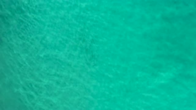 LOS CABOS MEXICO-2020: Glistening Clear Green Open Waters Rolling Peacefully In