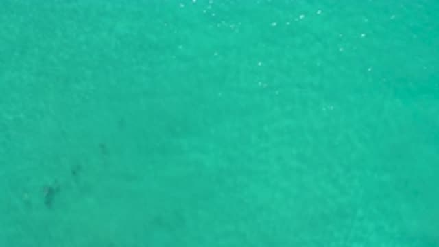 LOS CABOS MEXICO-2020: Beautiful Blue Water Ripples Under The Sky In Bright