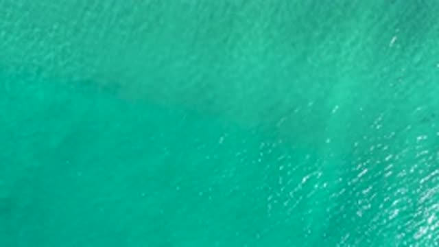 LOS CABOS MEXICO-2020: Sky View Of The Beautiful Clean And Clear Green Ocean