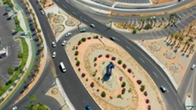 LOS CABOS MEXICO-2020: Vehicles Driving In A Thoroughfare Along The Highway In