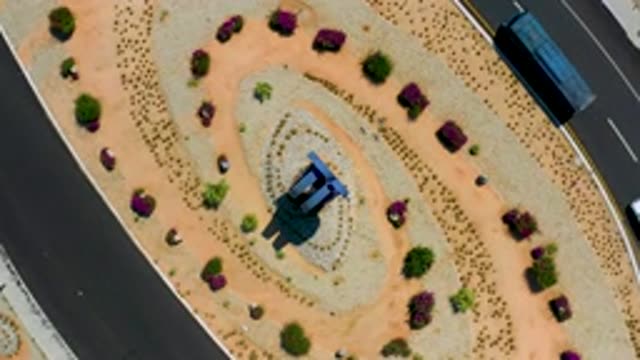 LOS CABOS MEXICO-2020: Aerial View Of A Busy Day On The Highway