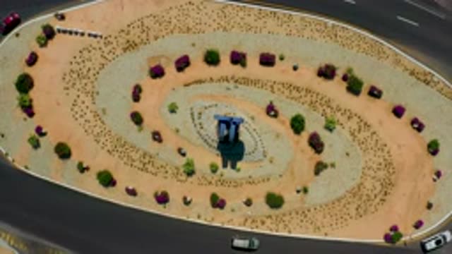 LOS CABOS MEXICO-2020: Coordinated Traffic Circle With Interesting Spiraling