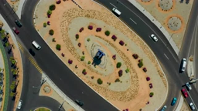 LOS CABOS MEXICO-2020: Many Cars Traveling On A Paved Desert Highway Road With