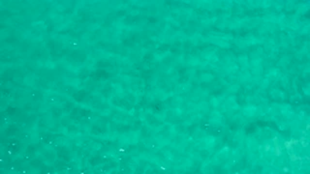 LOS CABOS MEXICO-2020: Small Scale Waves Propagate On Crystal Clear Water Of A