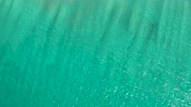 LOS CABOS MEXICO-2020: Blue Colored Water With Sunshine Reflection
