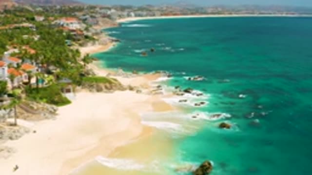 PALMILLA BEACH CABO MEXICO-2020: Multiple Beach Houses Hidden Between Palm Trees