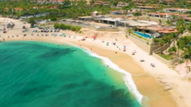 PALMILLA BEACH CABO MEXICO-2020: The Pleasant Top View Of The Beach Resorts Near