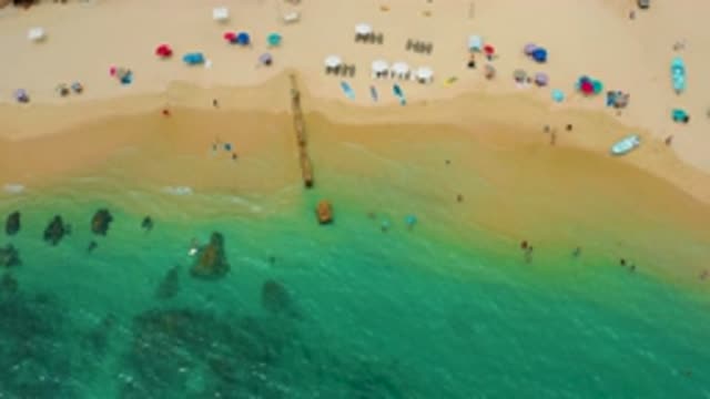 PALMILLA BEACH CABO MEXICO-2020: Many People Are Enjoying The Open Water On The
