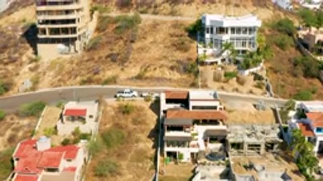 SAN JOSE DEL CABO MEXICO-2020: Suburban Desert Style Housing in Dry Rural Area