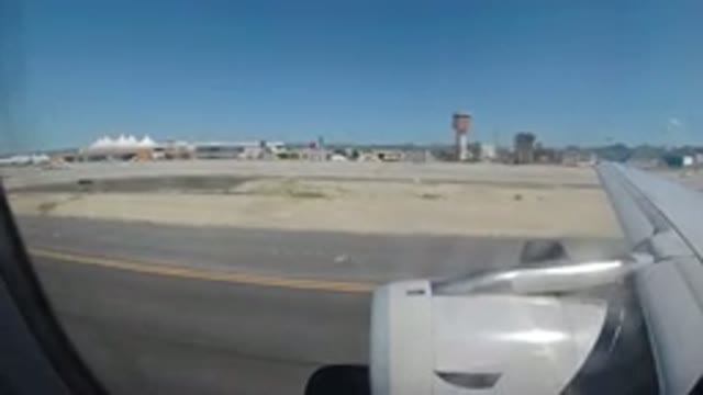 LOS CABOS MEXICO-2019: Plane Landing on Strip