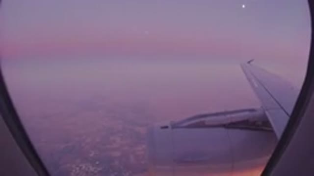 LOS CABOS MEXICO-2019: Airline Jet Window View