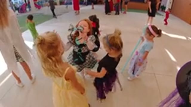 LOS CABOS MEXICO-2019: Kids Party Fancy Dress Play at Nursery School Park