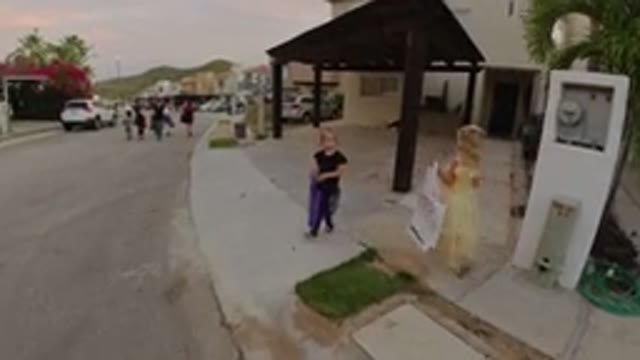LOS CABOS MEXICO-2019: Two Cute Girls Walking With Bag At Walking Area