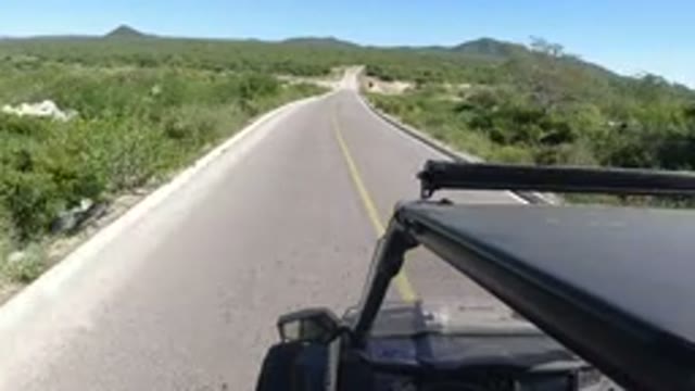 LOS CABOS MEXICO-2019: Video Footage of a Jeep Driving Down the Road