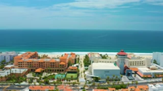 SAN JOSE DEL CABO MEXICO-2020: Three Second Looping Video Showing Ocean Horizon