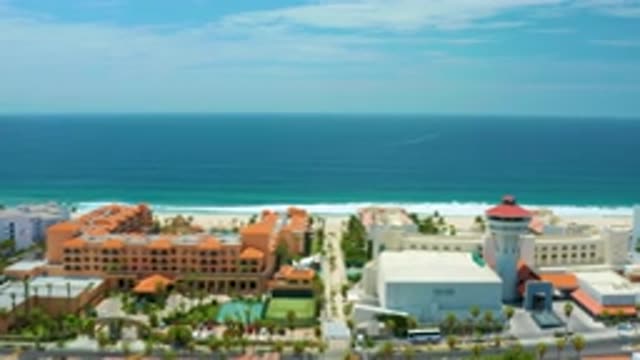 SAN JOSE DEL CABO MEXICO-2020: View Of An American Coast Where Hotels For Marine
