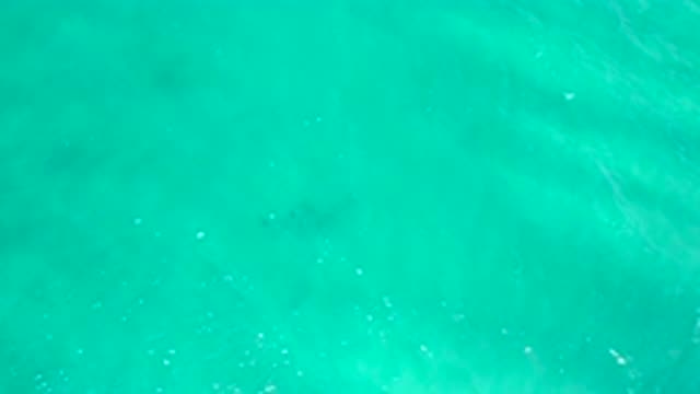 SAN JOSE DEL CABO MEXICO-2020: Crystal Clear Blue Tropical Ocean Water Rippling