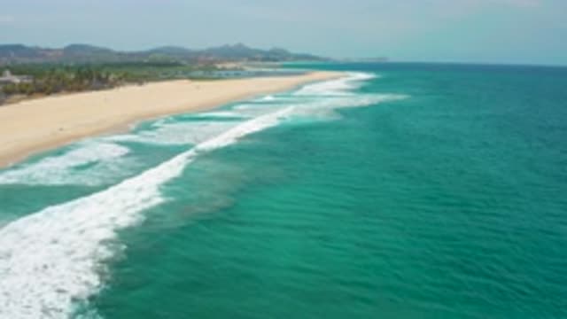 SAN JOSE DEL CABO MEXICO-2020: An Amazing Sea Water With Mild Waves Coming