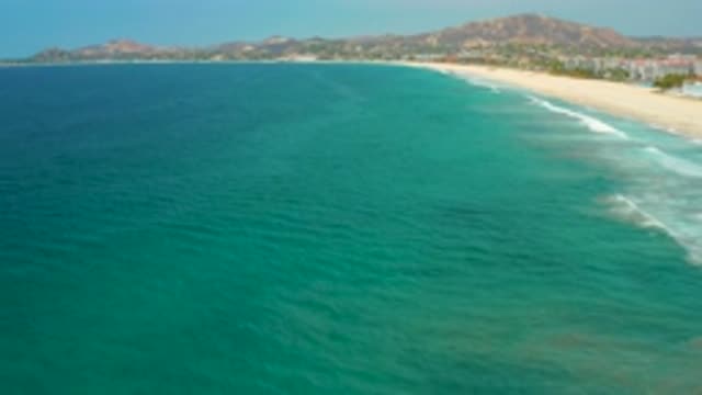 SAN JOSE DEL CABO MEXICO-2020: Massive Sea Water With Mild Waves Coming