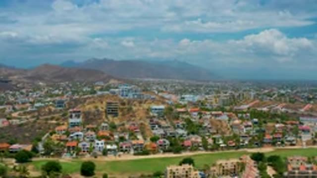 SAN JOSE DEL CABO MEXICO-2020: Small Village Made Up Of Small Homes Next To Each