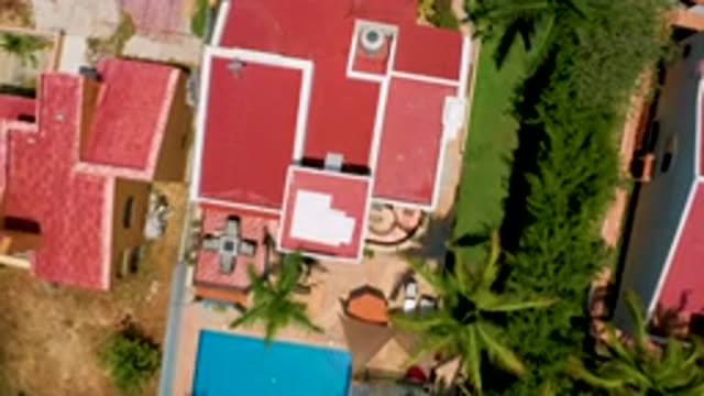 SAN JOSE DEL CABO MEXICO-2020: Bright Red Rooftops of the Finest Vacation Rentals